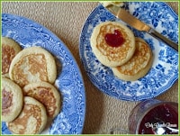 Pikelets, made from a batter containing SR Flour 